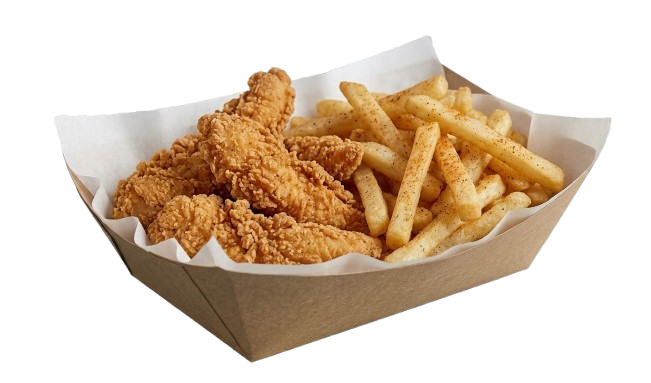 tfc chicken tenders with fries